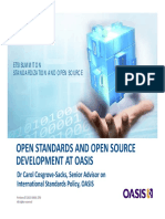 Open Standards and Open Source Development at Oasis