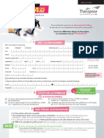 Formulaire Abonnement 4 25 Ans