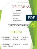 DEHIDRASI SEDIAAN JARINGAN