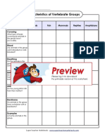 Vertebrate-Groups-Table - PDF EVA PDF