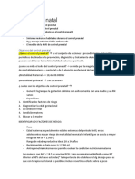 Control Prenatal y Anemia en El Embarazo