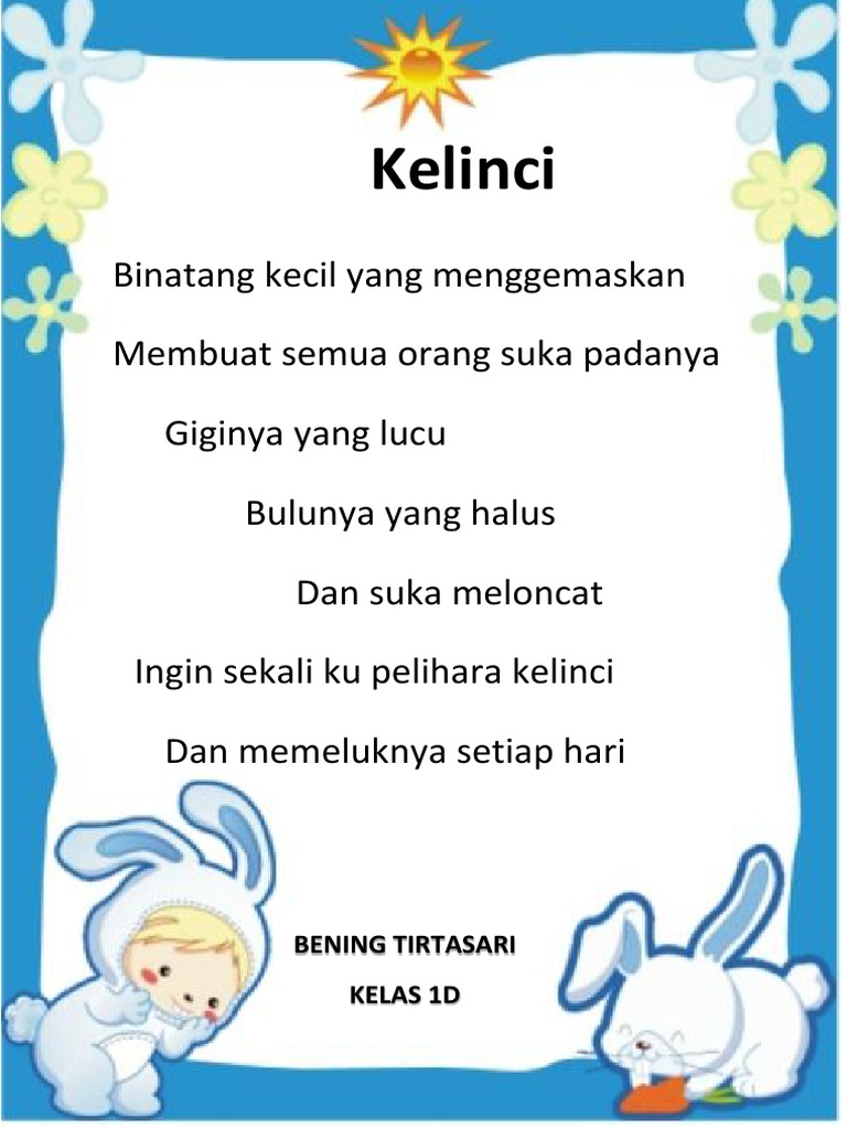 Puisi Pendek Anak