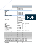 NCS 5508 Technical Spec