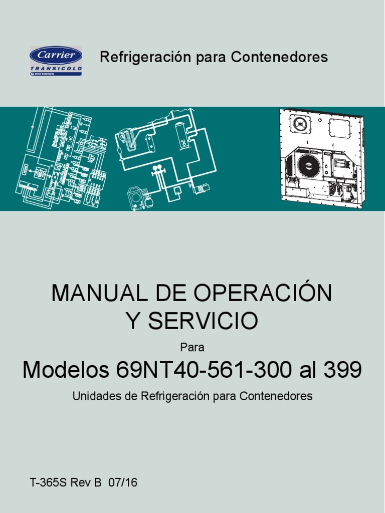 Manual reefer carrier Ingeniería Termodinámica Ingeniería