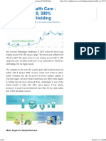Amrutanjan Health Care: From 110 To 540, 380% Returns & Still Holding