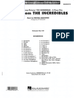 Music From The Incredibles - Score