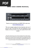 Blaupunkt Cd43 Users Manual