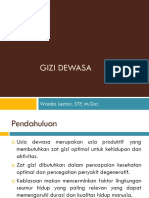 Gizi-Dewasa, MK Gizi Kespro Bukwanda