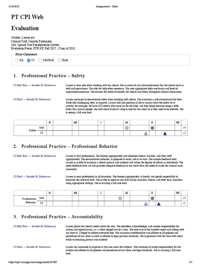 pt-cpi-web-evaluation-1-professional-practice-safety-medical-diagnosis-test-assessment