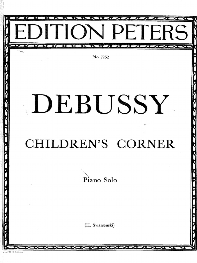 DEBUSSY - Children's Corner | PDF