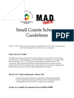 Youth Grant Guidelines 2010