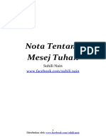 Nota Tentang Mesej Tuhan