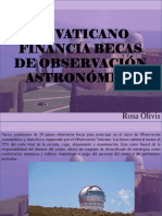  El Vaticano Financia Becas de Observación Astronómica