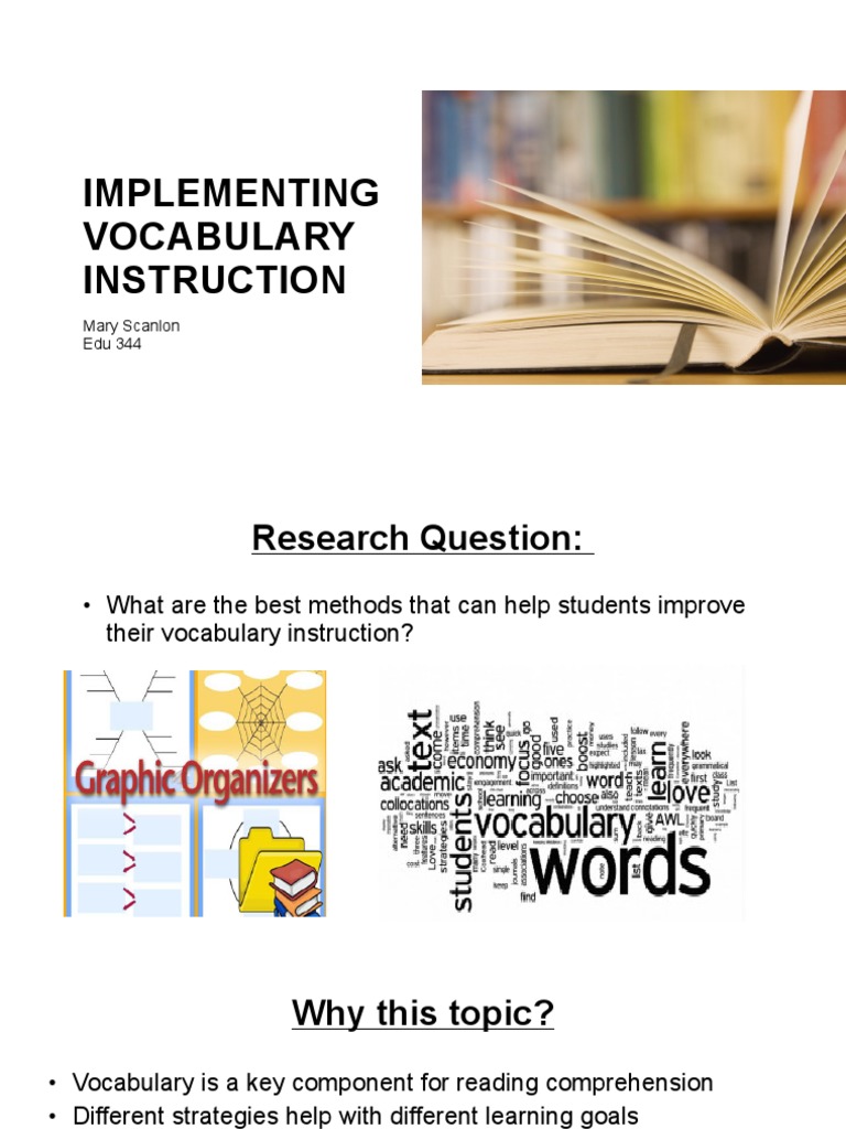 Effective Vocabulary Instruction Strategies | PDF | Reading ...