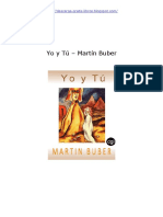 Martin Buber - Yo y Tu