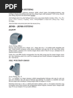Jenis-Jenis Fitting dalam Piping Drafting | PDF