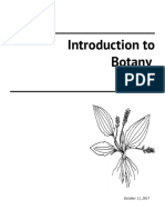 Introduction To Botany