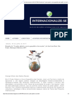 Internacionalize-Se - Resenha de "O Poder Global e A Nova Geopolítica Das Nações", de José Luís Fiori