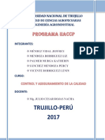 Programa HACCP