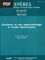 Repères nº 26-27- 2002-2003