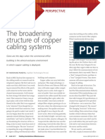 The Broadening Structure of Copper Cabling Systems: Perspective