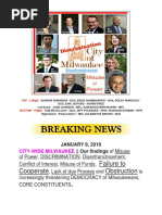 NON-Compliance by City Departments and Partners - Fiduciary Rule - PART II