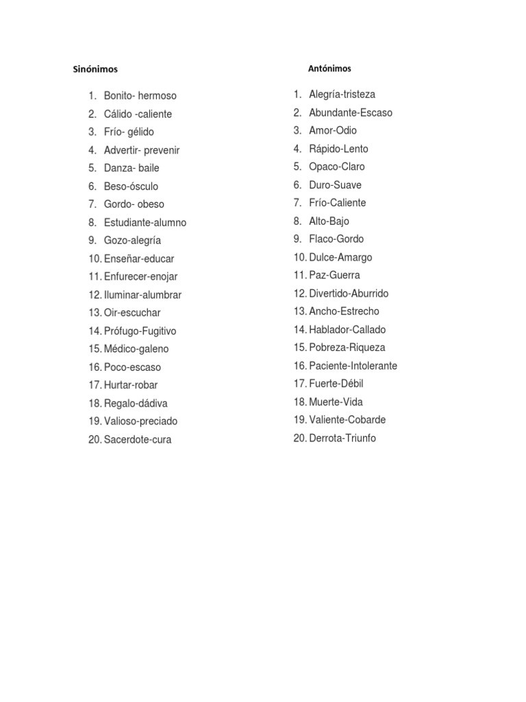 Sinonimos Simbolos Nacionales Canciones Institucionales