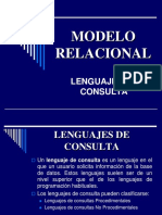 Algebra Relacional 2010