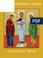 Orthodox Calendar 2016 PDF