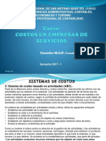 Costos Empresas de Servicios