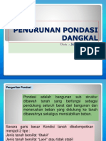 Penurunan Pondasi Dangkal