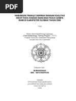 Download Hubungan tingkat depresi dengan kualitas hidup pada daerah bencana 1pdf by Feris Alfarezi SN369154616 doc pdf