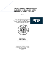 Hubungan Tingkat Depresi Dengan Kualitas Hidup Pada Daerah Bencana PDF