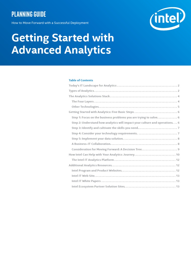 (D7d0d0a4 849e 4d4a 87ed 2cb0237317e4) Intel Analytics Planning Guide ...