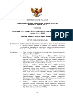 Perda No. 19 Tahun 2013 Tentang RTRWK Konawe Selatan 2013-2033 (1)