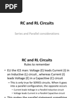 RC and RL Circuits Lecture 5-3-2011
