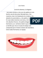 Cuento de Los Dientes y La Higiene