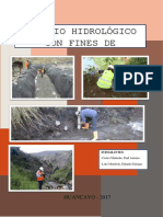 Informe Hidrologico para Carreteras