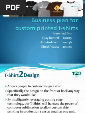 Business Plan for T-SHIRT