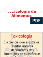 Toxicologia de Alimentos: Conceitos e Avaliação de Risco