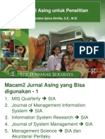 Jurnal Asing Untuk Penelitian: Luciana Spica Almilia, S.E., M.Si