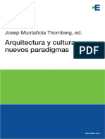 Arquitectura y Cultura Nuevos Paradigmas