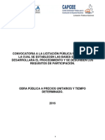 Convocatoria Licitacion Publica Federal e Espacios Educativos 2016