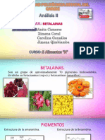 Exposicion Betalainas