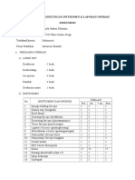 Laporan Penghitungan Instrumen & Laporan Operasi Sirkumsisi