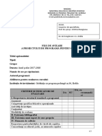 Fisa de Avizare Optional