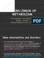 Biologi 5 - Inborn Error Metabolism - Bu Eti