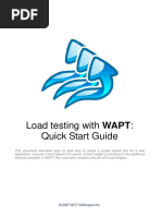 Load Testing With WAPT Pro: Quick Start Guide