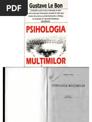 gustave le bon psihologia multimilor