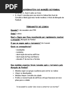 A Ação Governativa Do Marqês de Pombal